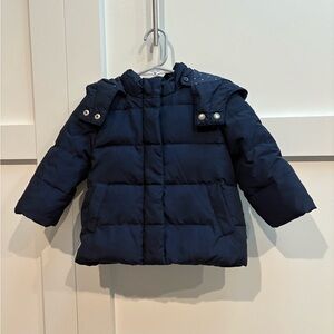 Baby Gap Navy Blue WARM Puffer Jacket for Girls 18-24m